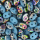 SuperDuo Beads 2.5x5mm Blue Turquoise - Vitral